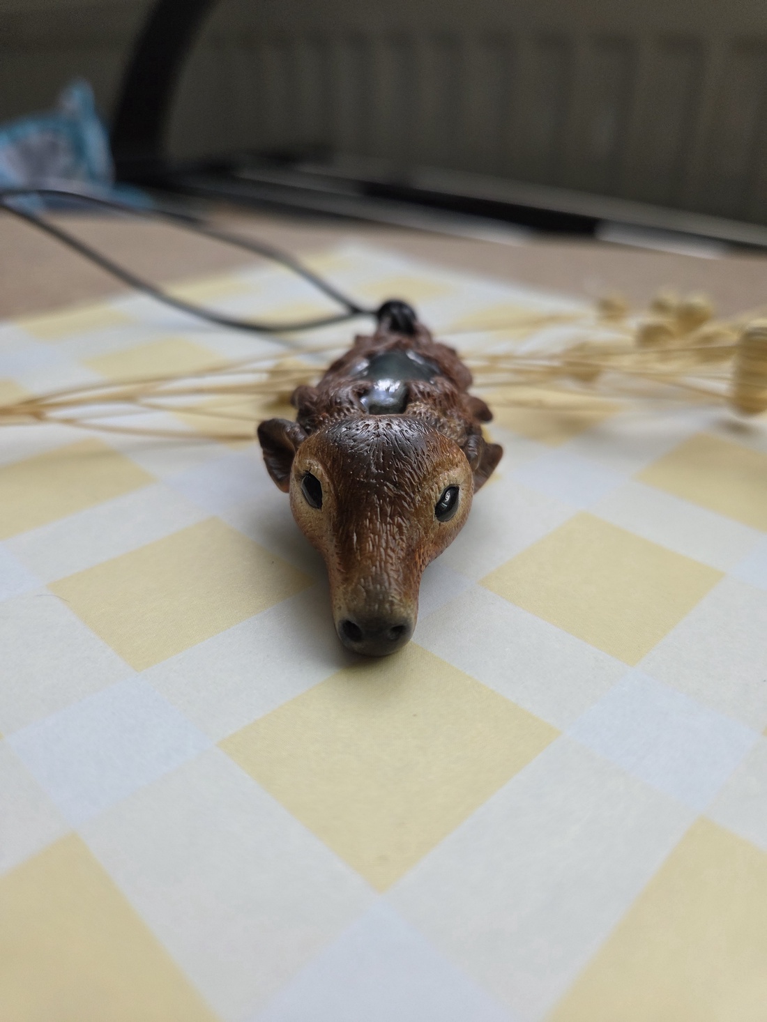 Colier cap de cerb - crăciun - cadouri de moș crăciun - cadouri de moș crăciun - Artynos.ro