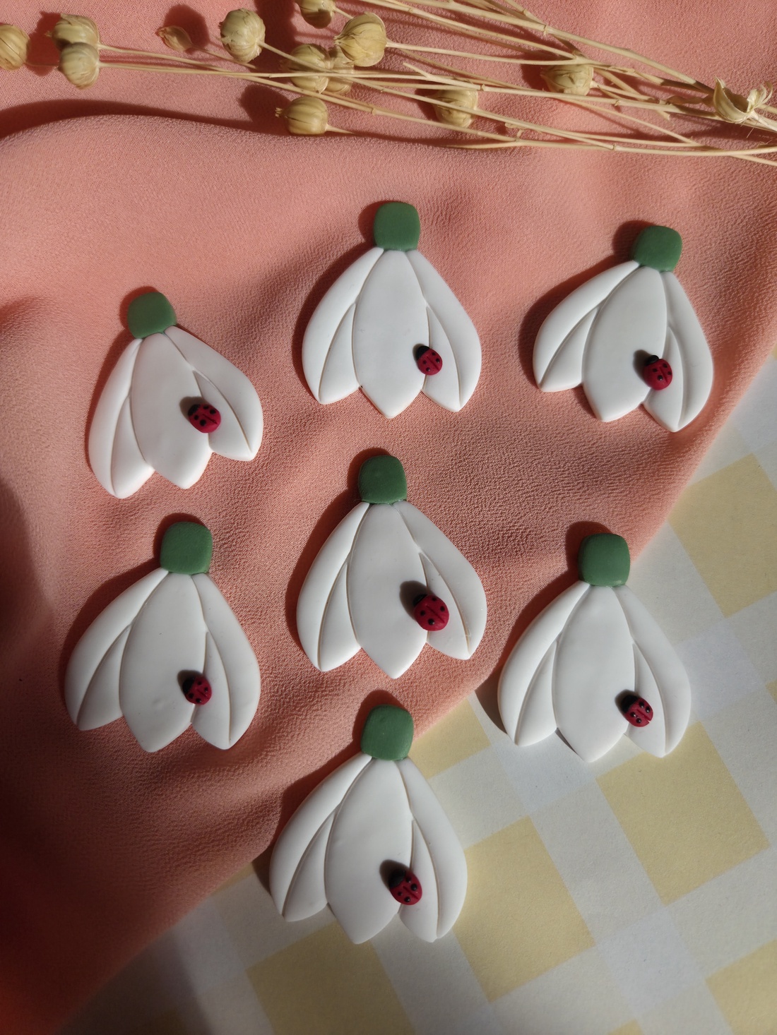 Broșă Mărțișor Ghiocel - bijuterii - mărțișor - Artynos.ro