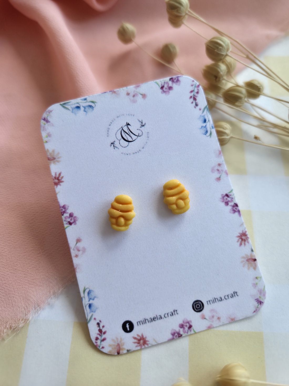 Cercei tinta primăvăratici - bijuterii - cercei - cercei cu figurine - Artynos.ro