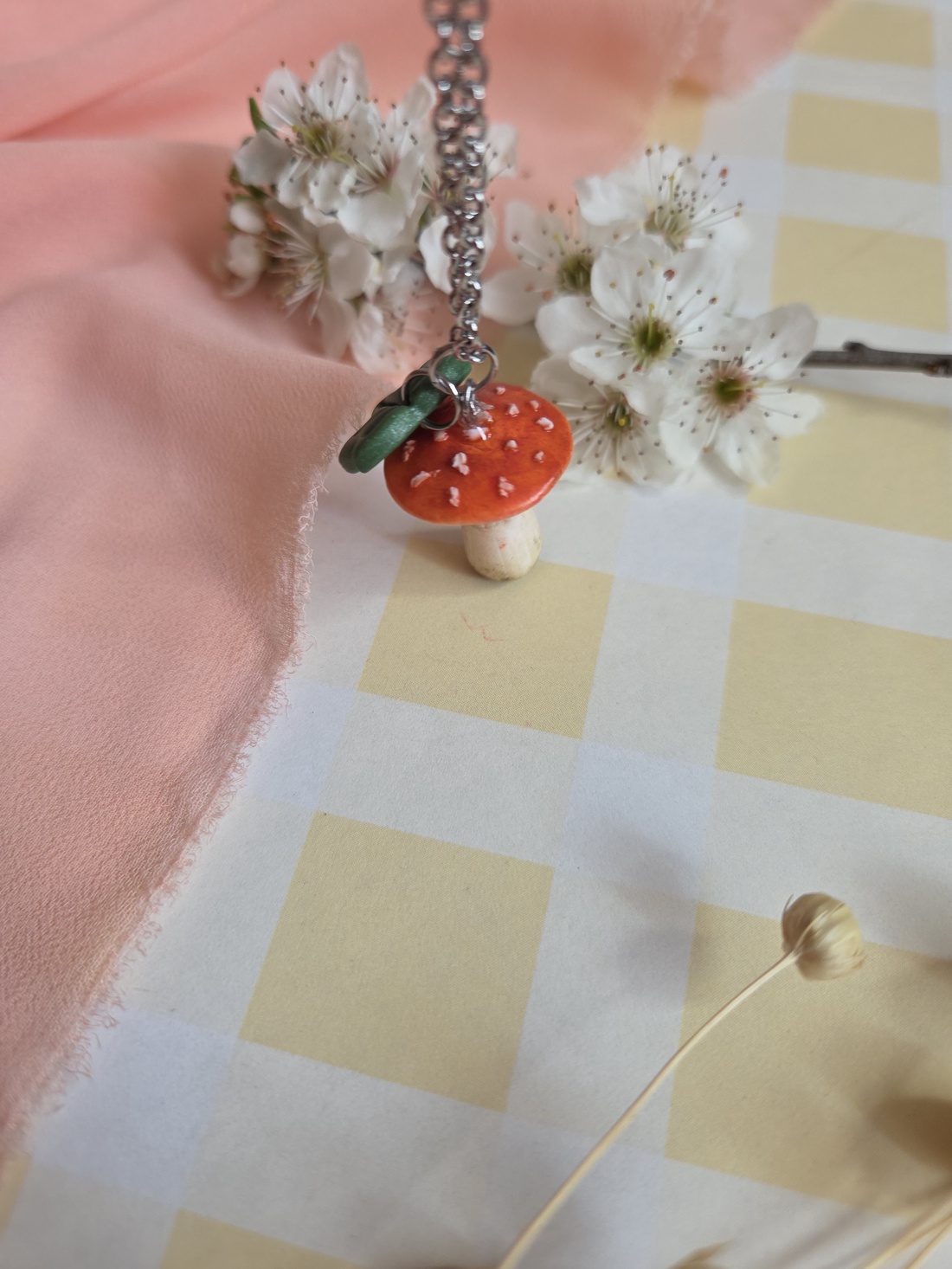 Colier ciupercuță - bijuterii - coliere - pandative - Artynos.ro