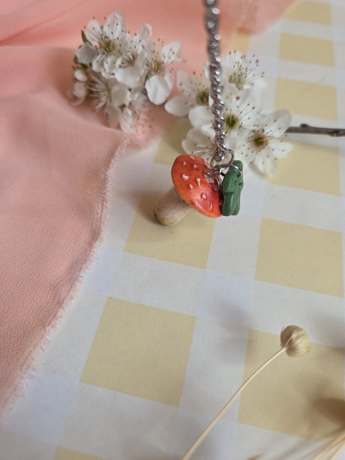 Colier ciupercuță - bijuterii - coliere - pandative - Artynos.ro