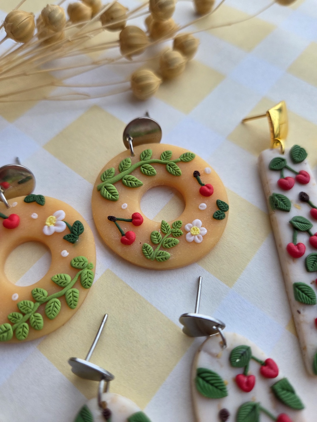 Cercei summer vibes - bijuterii - cercei - cercei hoops - Artynos.ro