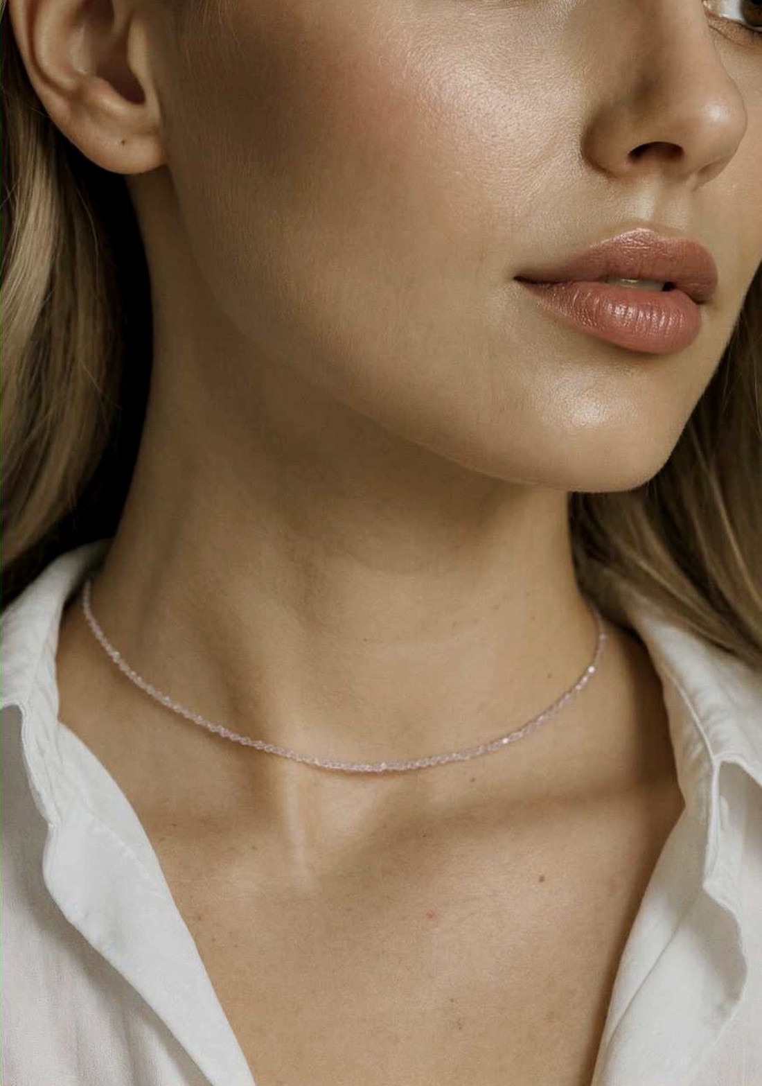 Colier cuart stil minimalist - bijuterii - coliere - coliere din pietre semiprețioase - Artynos.ro