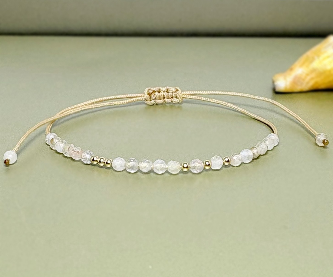 Bratara aur filat 14K / Gold Filled si citrin - Abundance Glow 2 - bijuterii - brățări - brățări din pietre semiprețioase - Artynos.ro