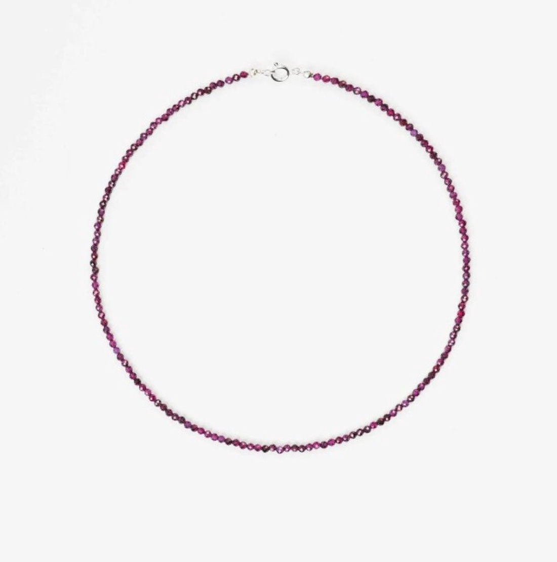 Colier granat - Ruby Wine - bijuterii - coliere - coliere din pietre semiprețioase - Artynos.ro