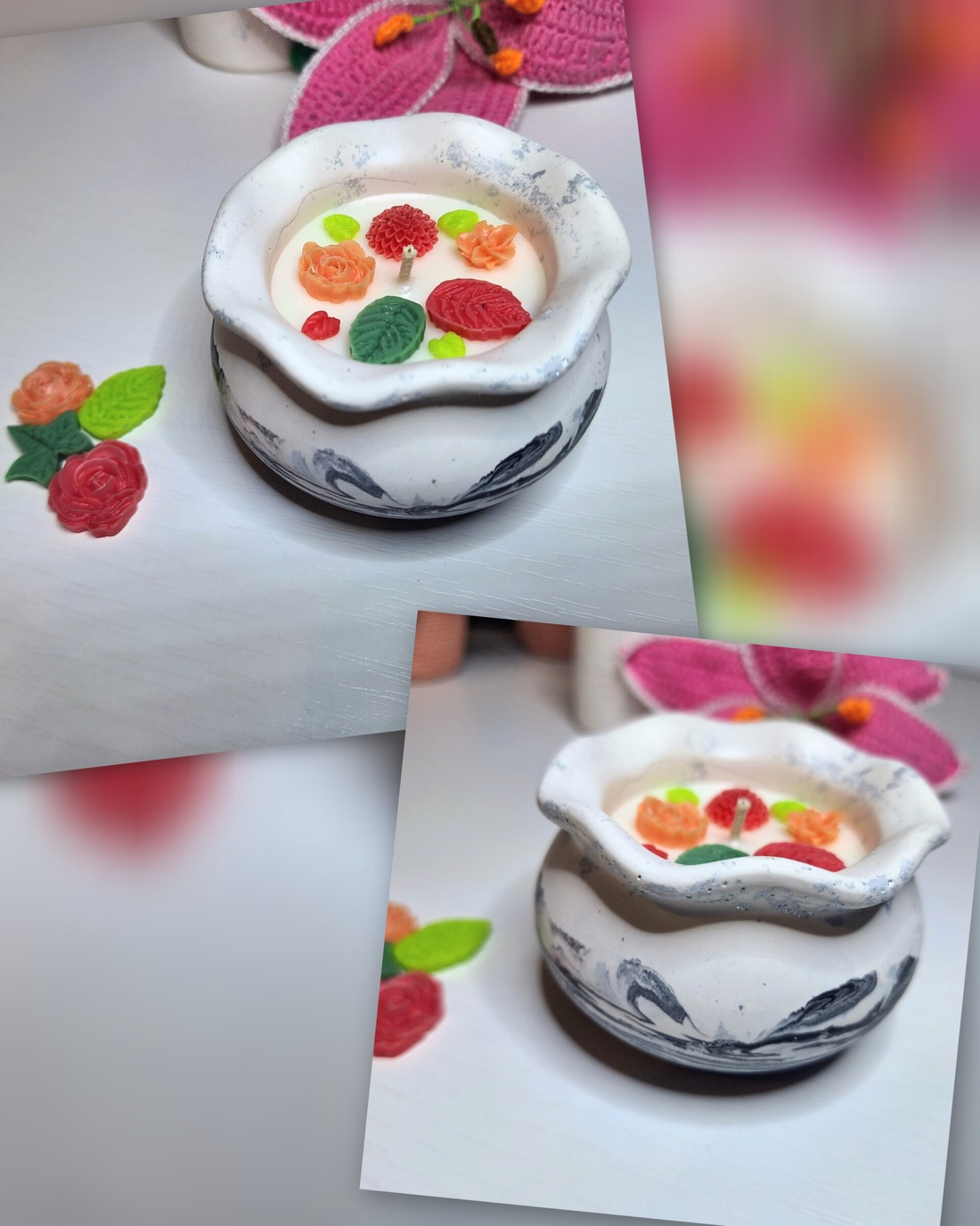 Lumânare parfumată handmade Grace - casă & stil de viață - lumânări, parfumuri, arome - lumânări artizanale - Artynos.ro