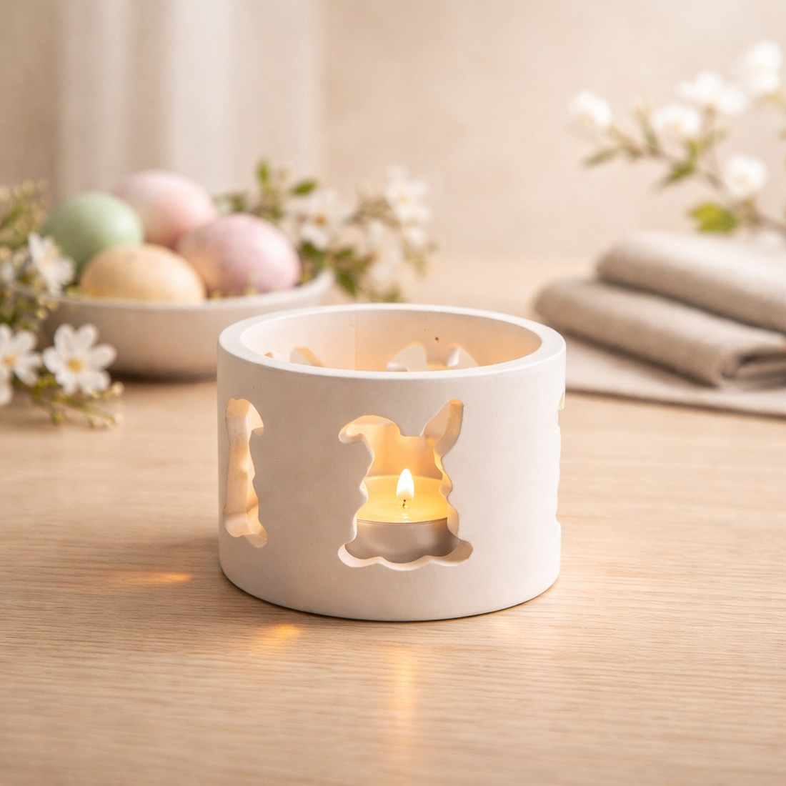 Dansul Iepurașilor � cupă decorativă suport tealight - accessorii și unelte - accesorii decorative - alte accesorii - Artynos.ro