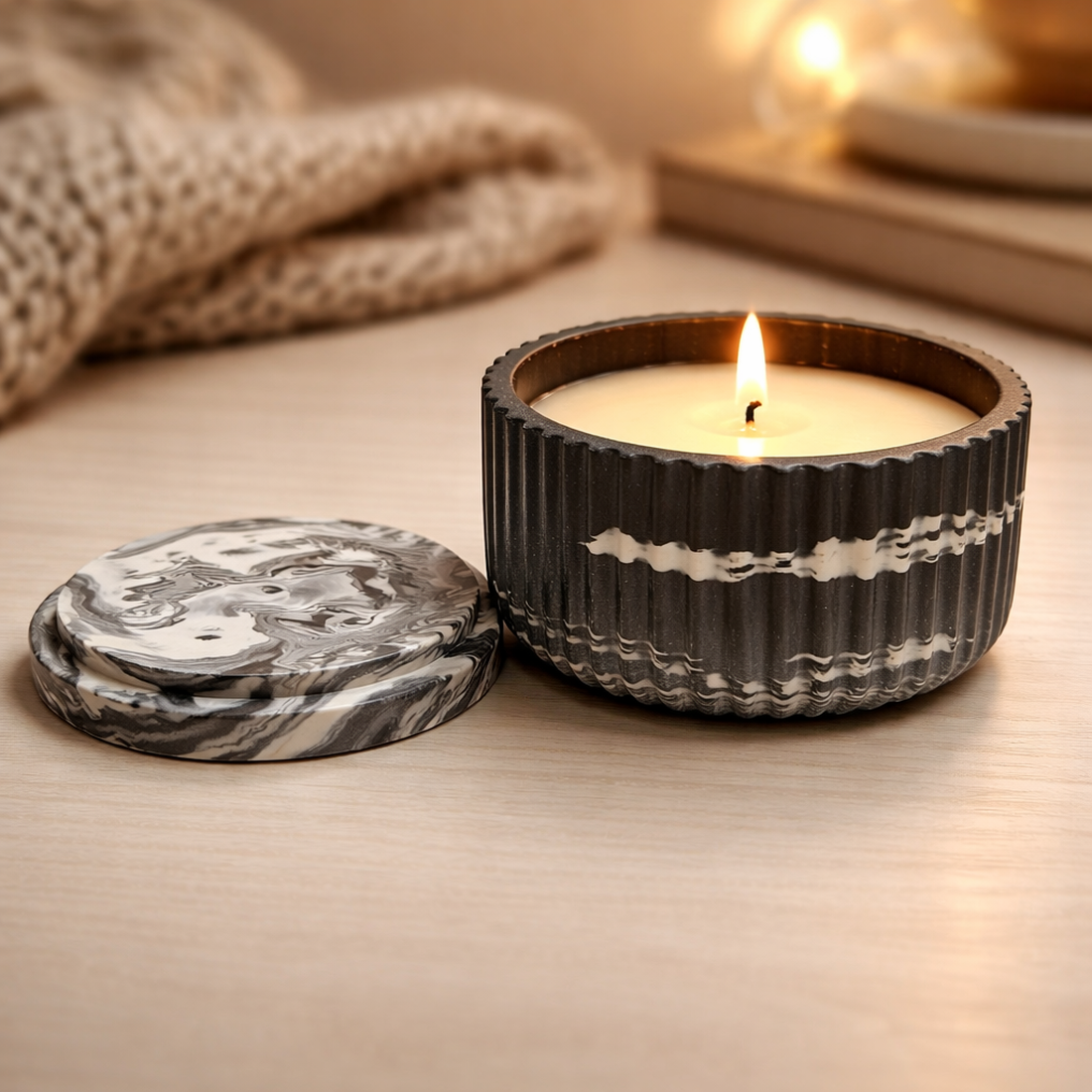 Lumânare parfumată handmade Eternity  - casă & stil de viață - lumânări, parfumuri, arome - lumânări artizanale - Artynos.ro