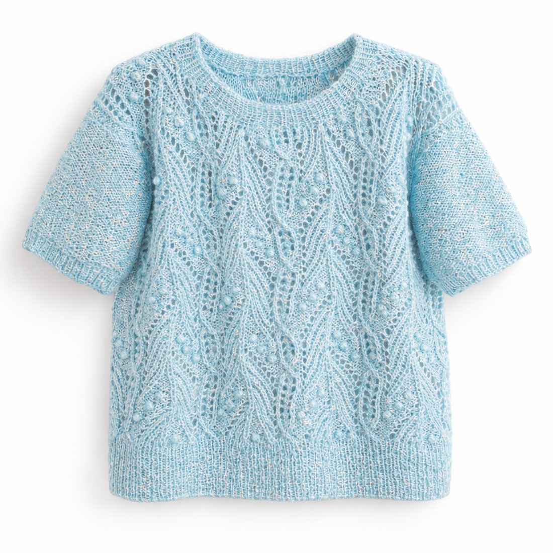 Bluza tricotată manual cu mohair și mătase Delicacy - îmbrăcăminte și modă - haine damă - tricou și top de damă - Artynos.ro