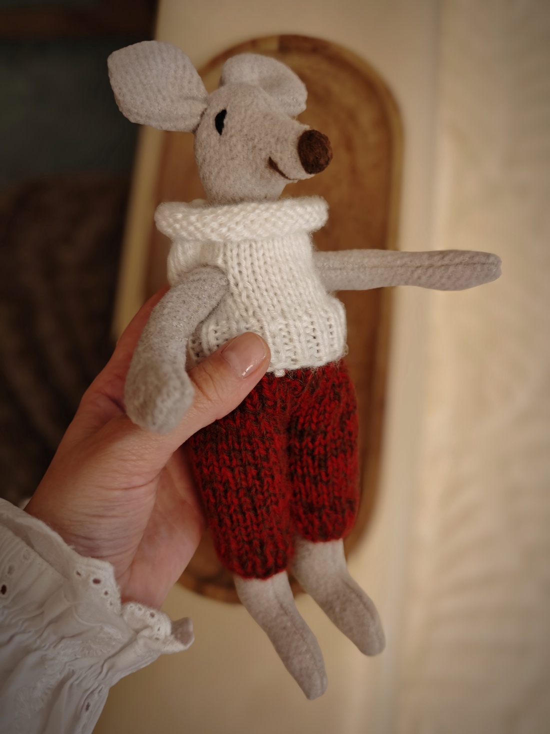 Jucărie decorativă șoricel - jucării și echipamente pentru copii - jucării și accesorii pentru copii - păpuși de joacă - Artynos.ro