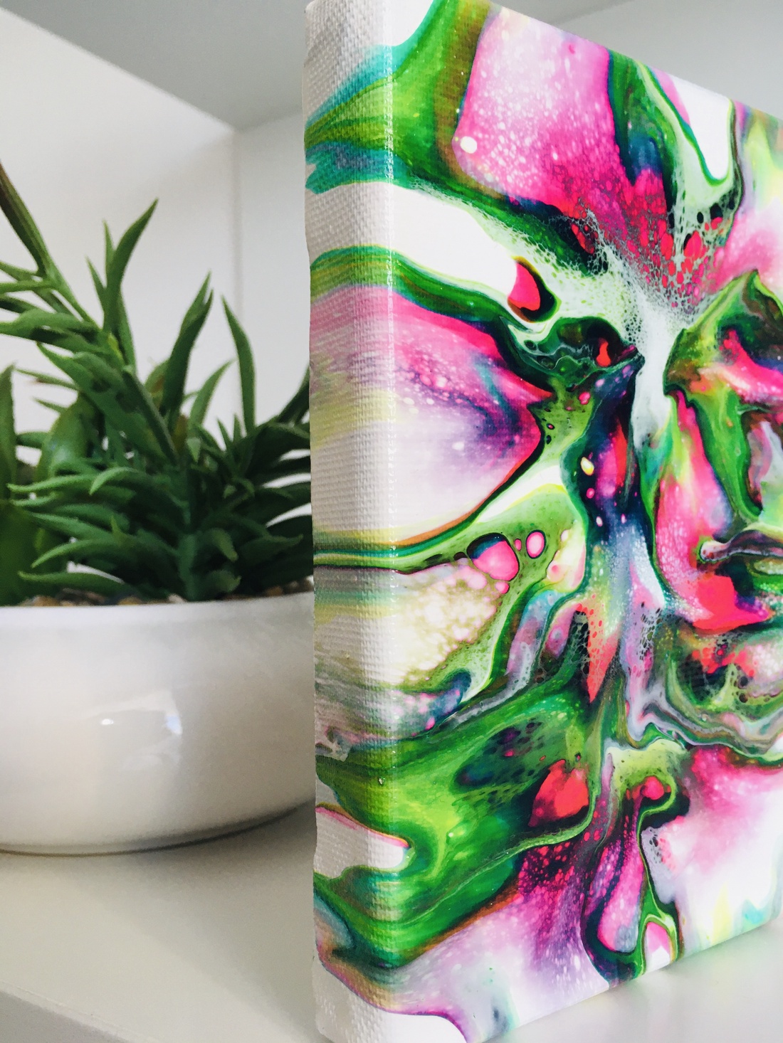 Tablou Floare Abstracta Roz Verde - Pink Green Abstract Flower Painting - casă & stil de viață - accesorii pentru decorat casa - picturi murale - tablouri/picturi pe pânză - Artynos.ro Tablou Floare Abstracta Roz Verde - Pink Green Abstract Flower Painting - casă & stil de viață - accesorii pentru decorat casa - picturi murale - tablouri/picturi pe pânză - Artynos.ro