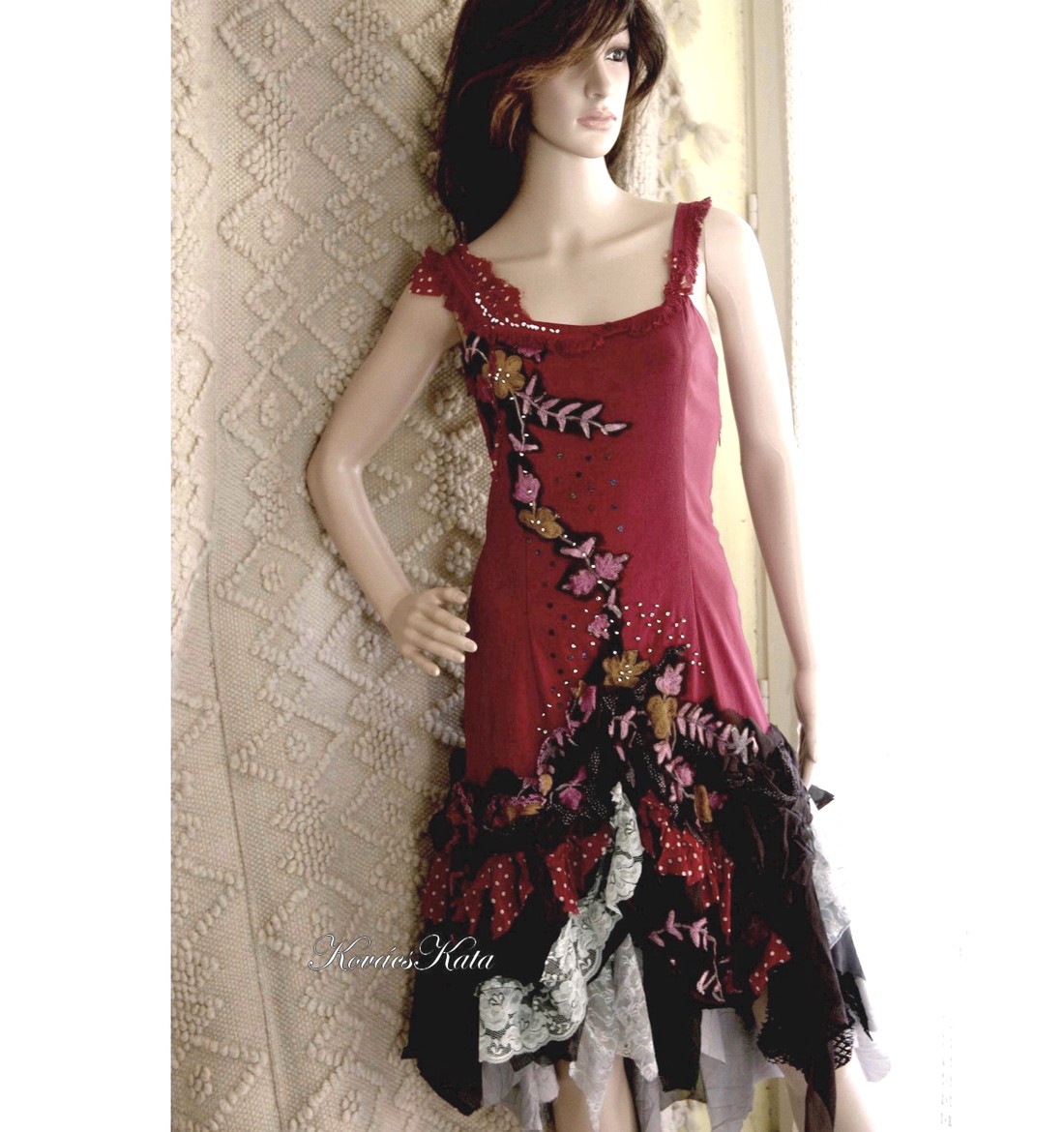 PAULINA - artsy design-ruha - îmbrăcăminte și modă - haine damă - rochie, dintr-o bucată - Artynos.ro