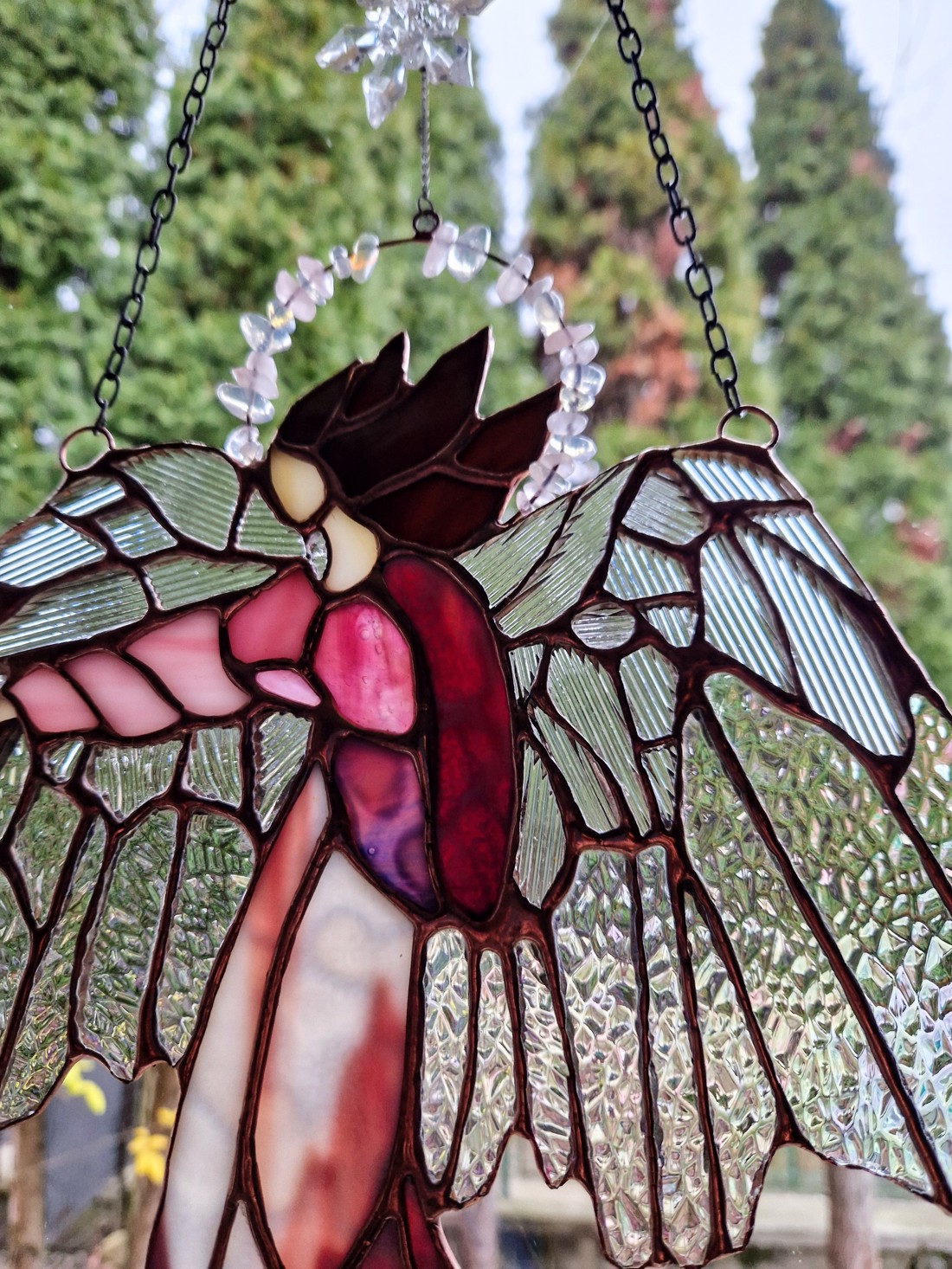 Arhanghel de cristal de dimensiuni mari -  - Artynos.ro