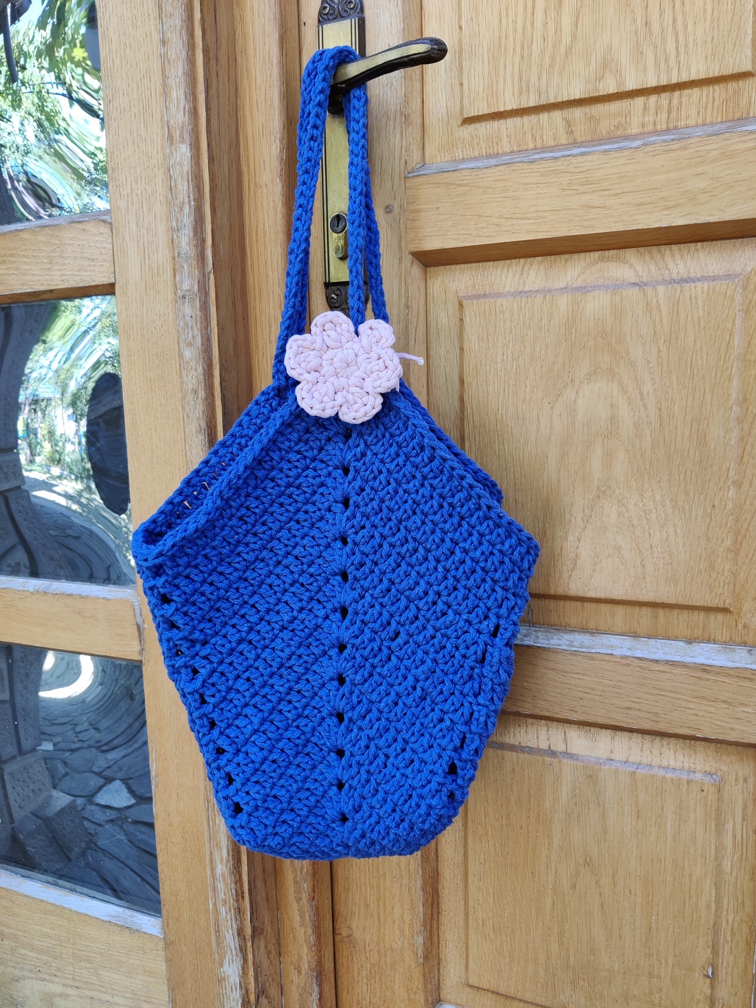 Geanta croșetată tip traistă  - genți și portofele - genți de mână și umăr - geantă crossbody - Artynos.ro