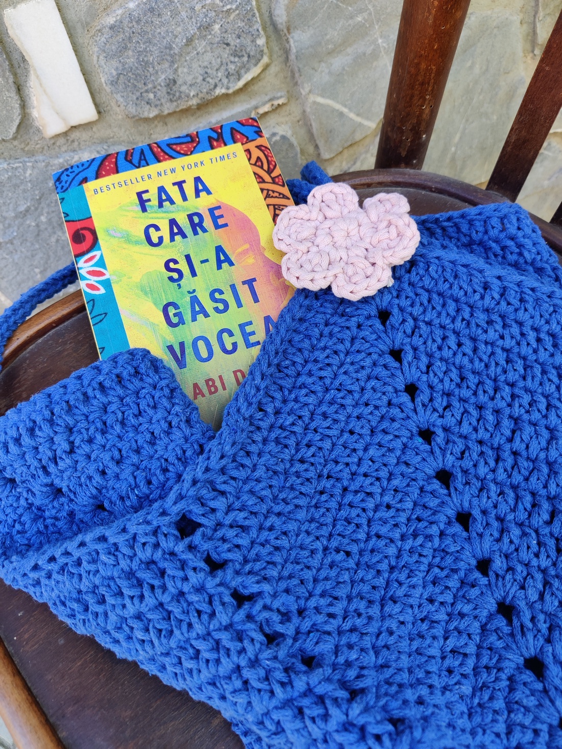 Geanta croșetată tip traistă  - genți și portofele - genți de mână și umăr - geantă crossbody - Artynos.ro