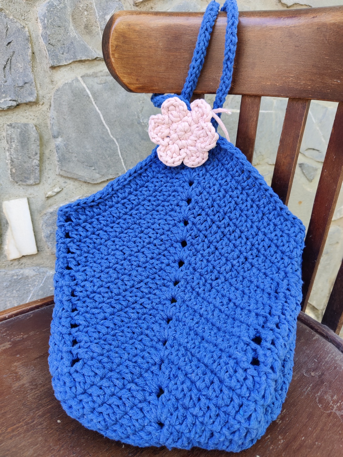 Geanta croșetată tip traistă  - genți și portofele - genți de mână și umăr - geantă crossbody - Artynos.ro