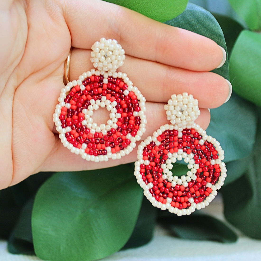 Cercei Moira - bijuterii - cercei - cercei din mărgele - Artynos.ro