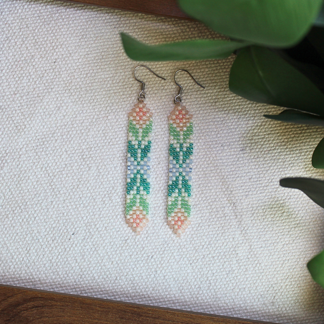 Cercei Thalia - bijuterii - cercei - cercei din mărgele - Artynos.ro