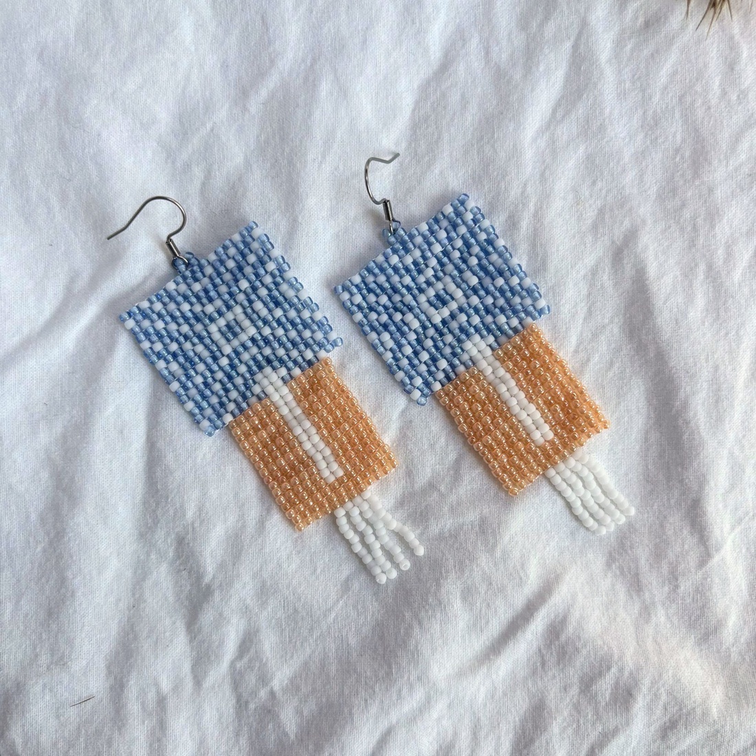 Cercei Oasis - bijuterii - cercei - cercei din mărgele - Artynos.ro