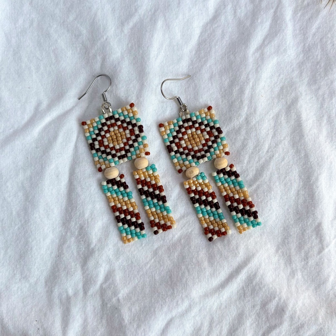 Cercei Sienna - bijuterii - cercei - cercei din mărgele - Artynos.ro