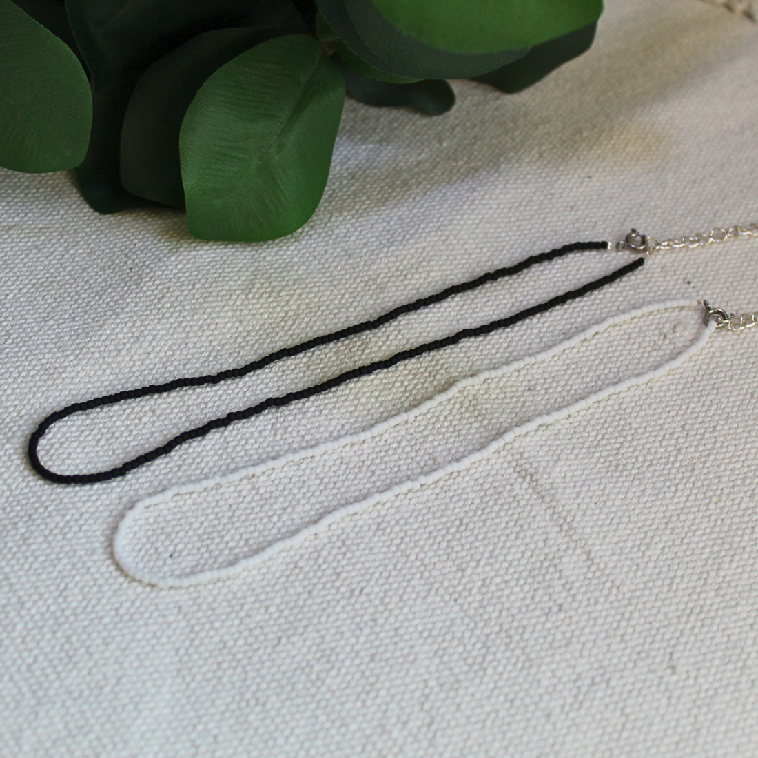 Colier Lina - Negru Mat - bijuterii - coliere - chockere - Artynos.ro