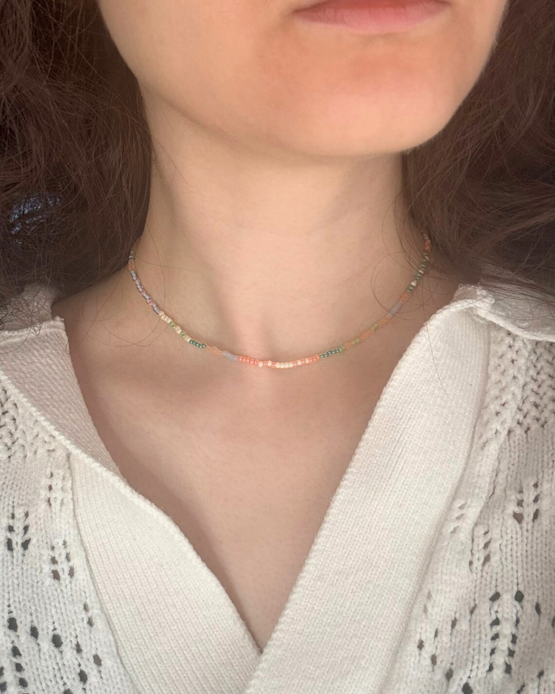 Colier Lina - Pastel - bijuterii - coliere - chockere - Artynos.ro