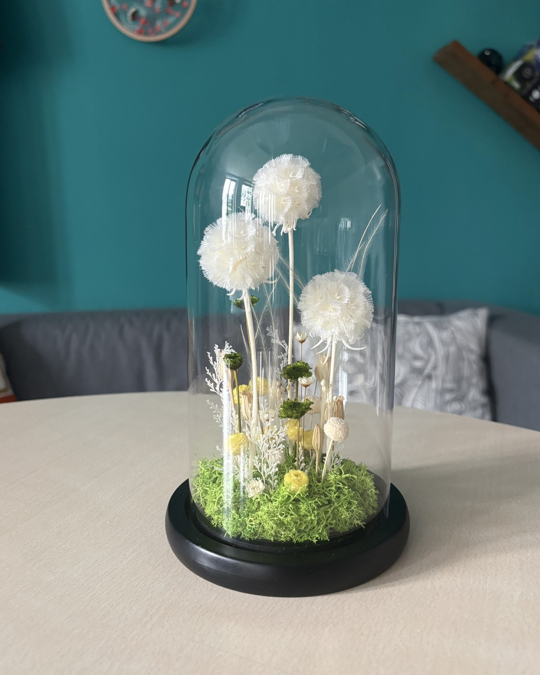 Cupola flori naturale - Spring Garden - casă & stil de viață - decorațiuni de casă - accesorii florale - buchete de flori - Artynos.ro