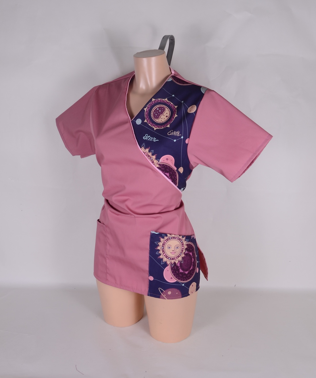 S zodiac Tunică albă de lucru pentru personalul medical - îmbrăcăminte și modă - haine damă - tunică - Artynos.ro