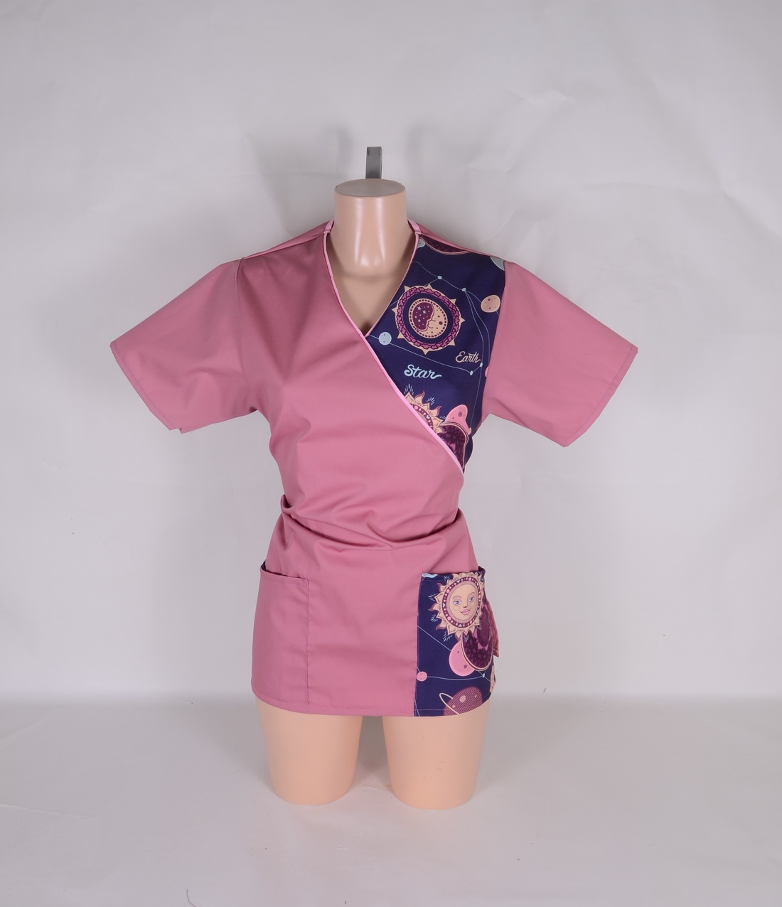 S zodiac Tunică albă de lucru pentru personalul medical - îmbrăcăminte și modă - haine damă - tunică - Artynos.ro