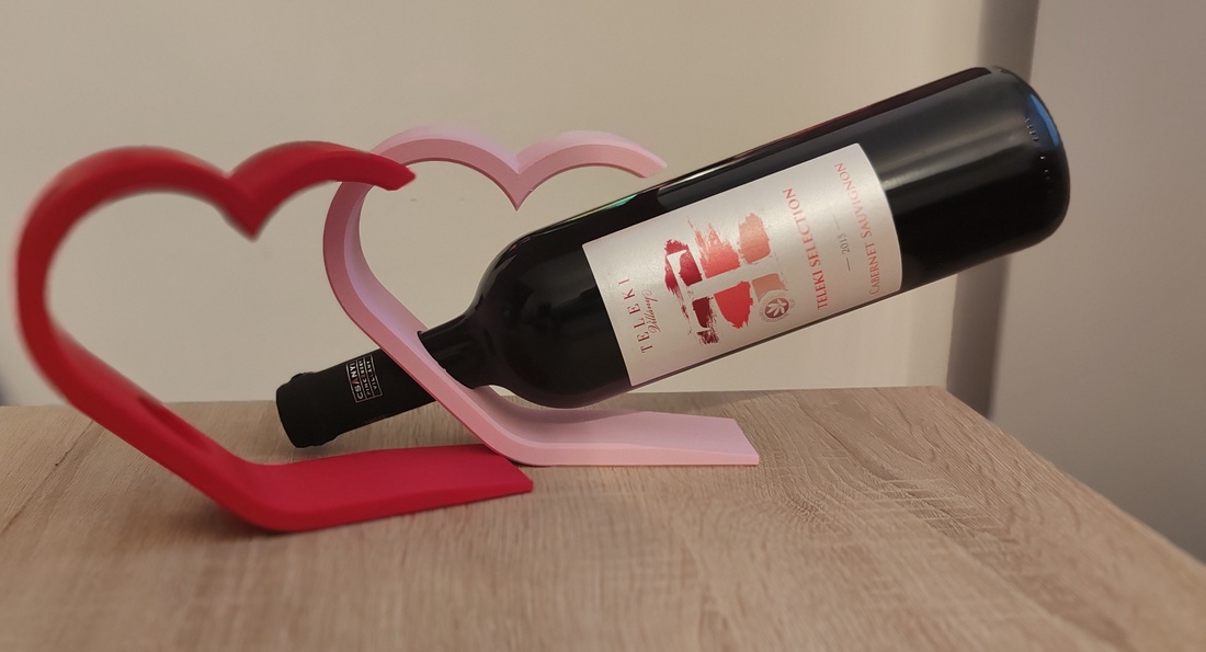 Raft pentru vinuri Valentin Heart - accessorii și unelte - obiecte de decorare - plastic - Artynos.ro