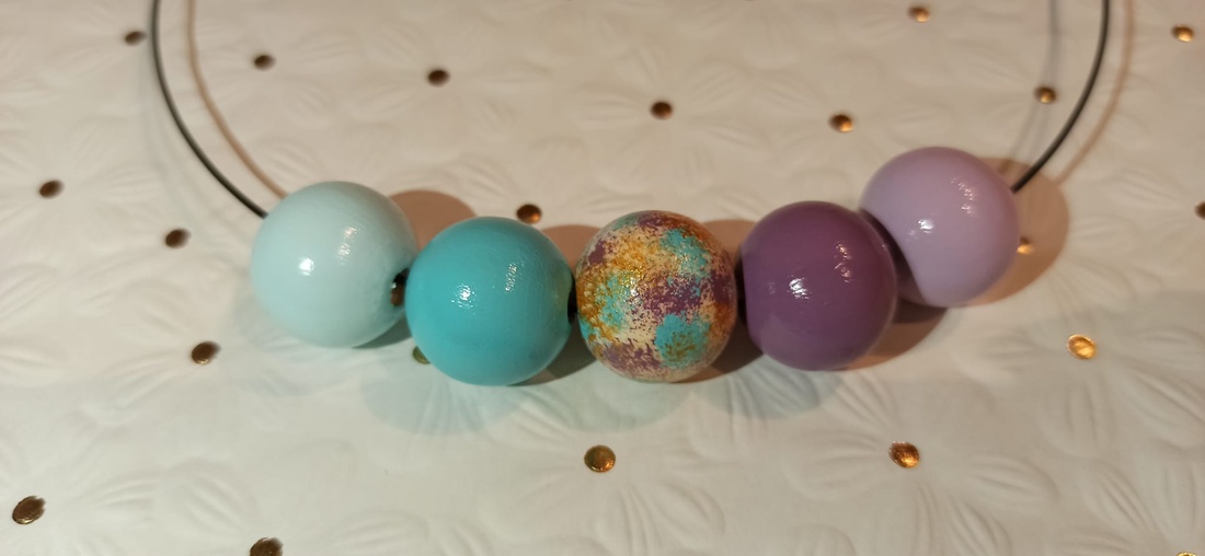 Colier handmade - bijuterii - coliere - coliere din mărgele - Artynos.ro