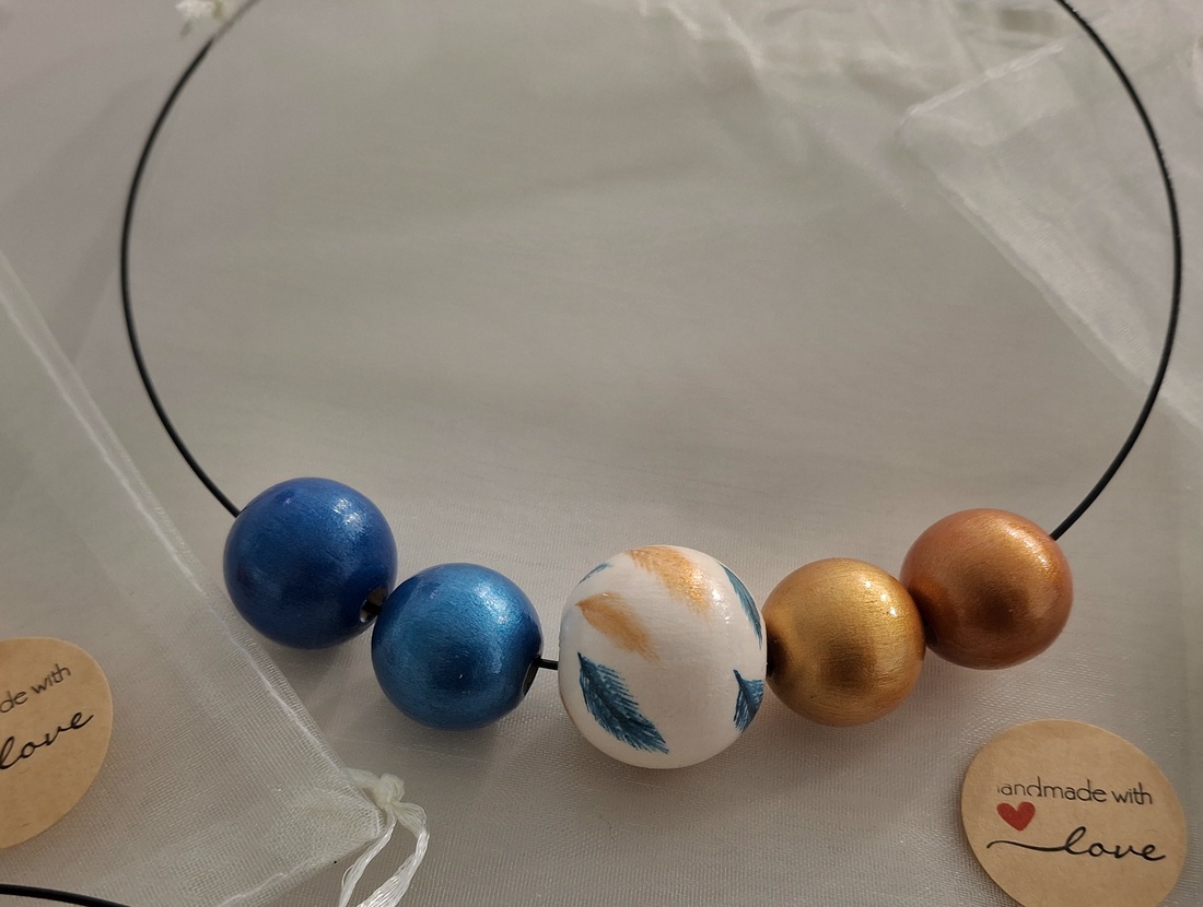 Colier handmade - bijuterii - coliere - coliere din mărgele - Artynos.ro