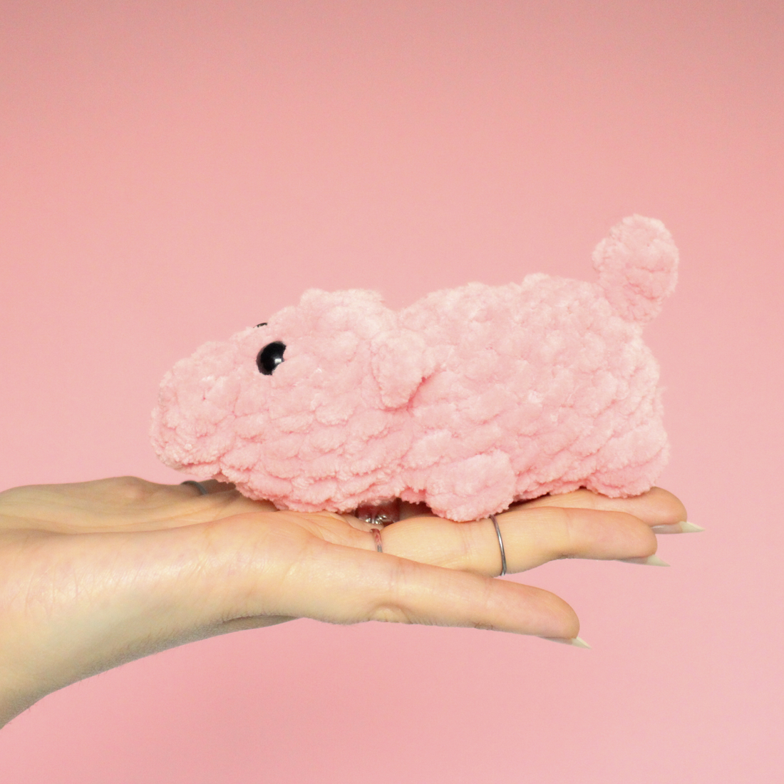 Jucarie din fir plusat - Porci mici crosetati - jucării și echipamente pentru copii - plușuri - figurine de pluș - Artynos.ro