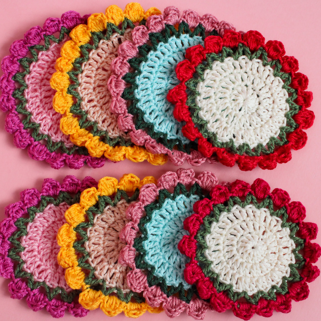 Coastere crosetat buchet realizat din bumbac - casă & stil de viață - accesorii pentru echipamente de bucătărie - accesorii de servire - suporturi pahare - Artynos.ro Coastere crosetat buchet realizat din bumbac - casă & stil de viață - accesorii pentru echipamente de bucătărie - accesorii de servire - suporturi pahare - Artynos.ro