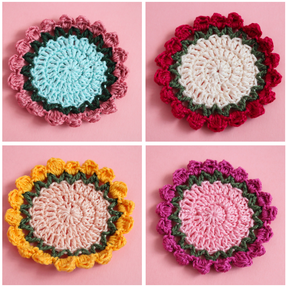 Coastere crosetat buchet realizat din bumbac - casă & stil de viață - accesorii pentru echipamente de bucătărie - accesorii de servire - suporturi pahare - Artynos.ro Coastere crosetat buchet realizat din bumbac - casă & stil de viață - accesorii pentru echipamente de bucătărie - accesorii de servire - suporturi pahare - Artynos.ro