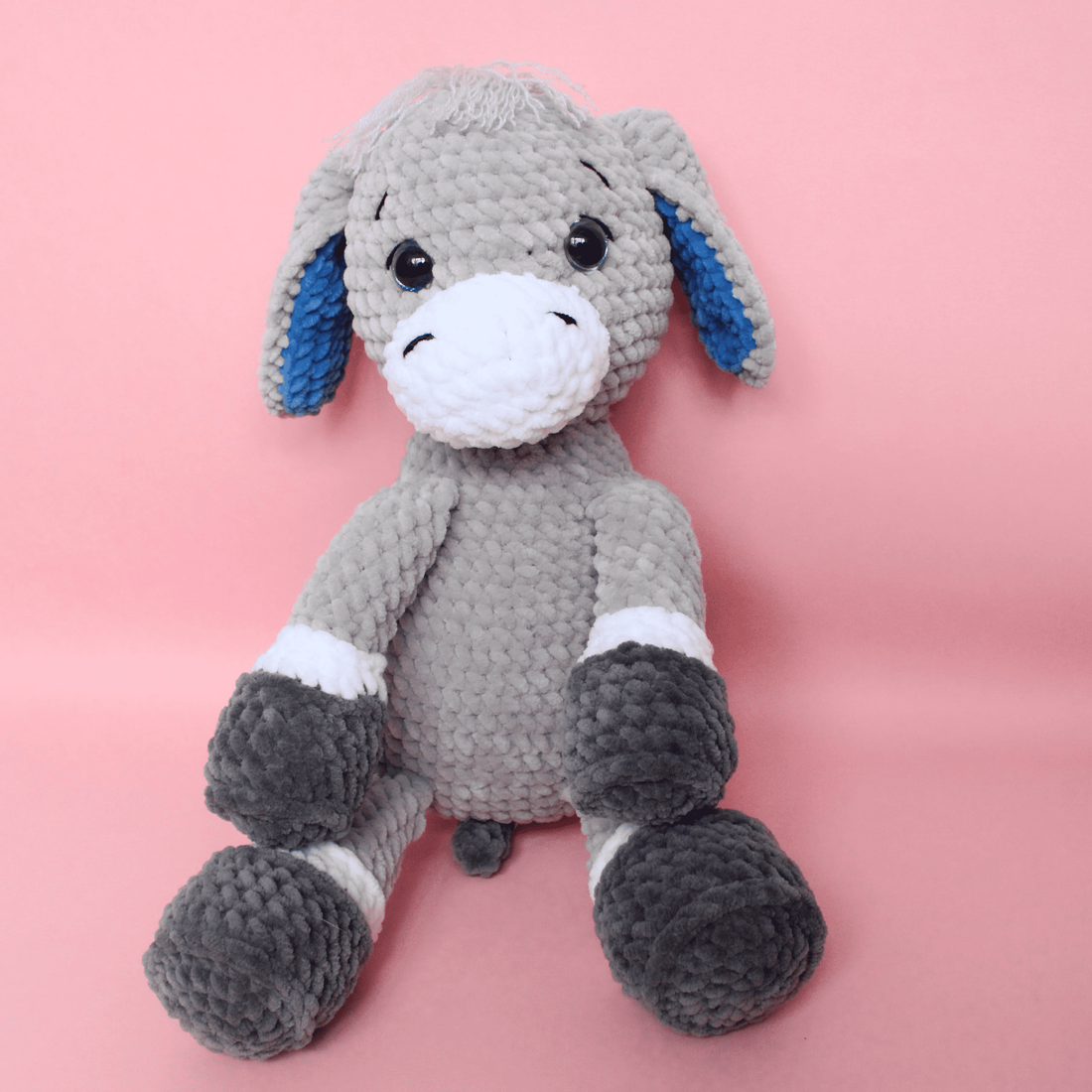 Jucarie din fir plusat - Magarus crosetat - jucării și echipamente pentru copii - plușuri - figurine de pluș - Artynos.ro Jucarie din fir plusat - Magarus crosetat - jucării și echipamente pentru copii - plușuri - figurine de pluș - Artynos.ro