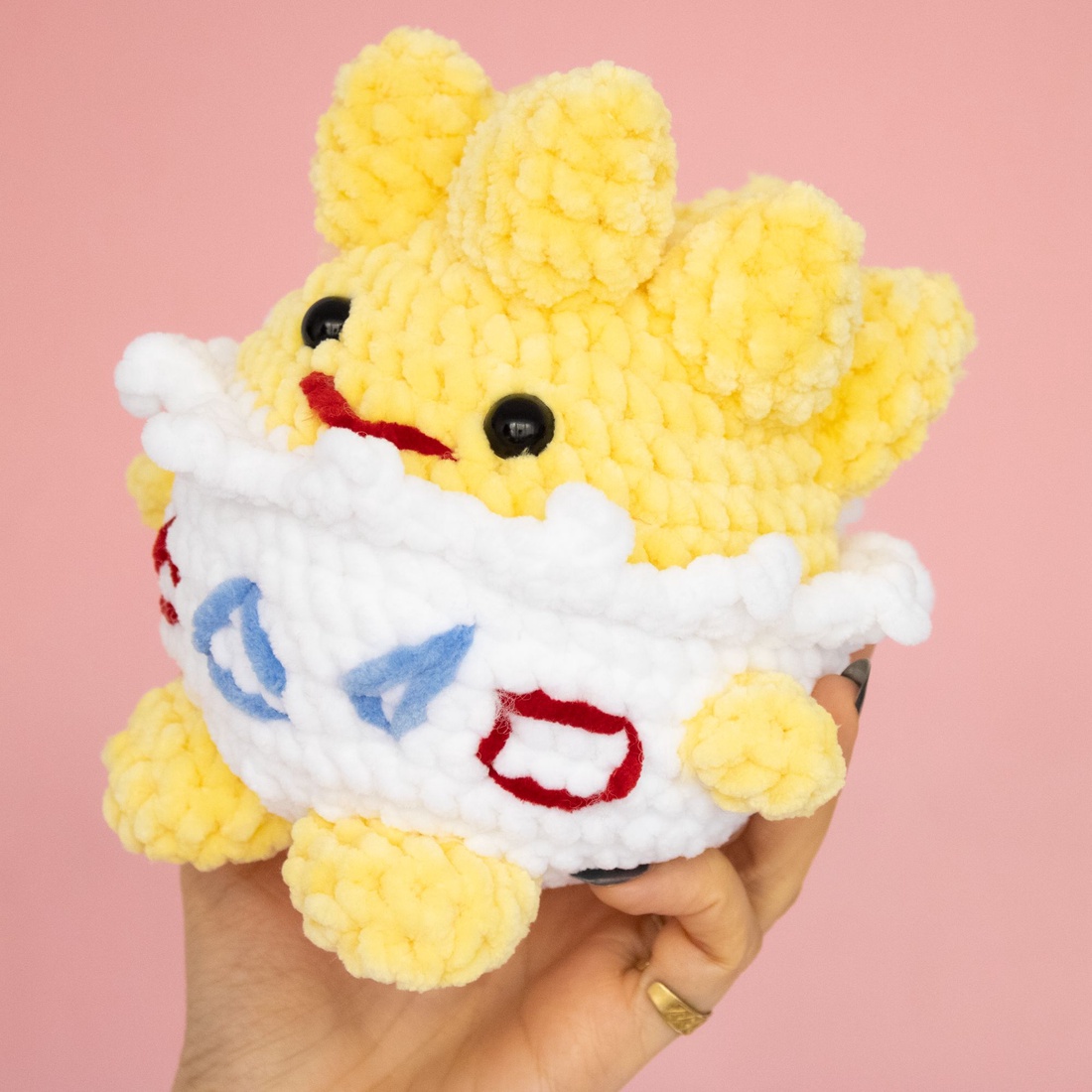 Jucarie Togepi mare - Pokemon crosetat  - jucării și echipamente pentru copii - plușuri - figurine de pluș - Artynos.ro