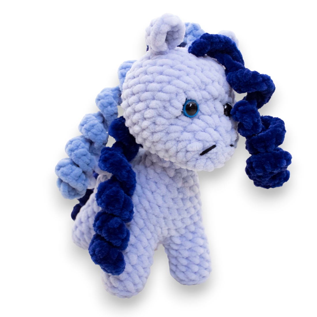 Jucarie din fir plusat - Pegasus mediu crosetat - jucării și echipamente pentru copii - plușuri - figurine de pluș - Artynos.ro