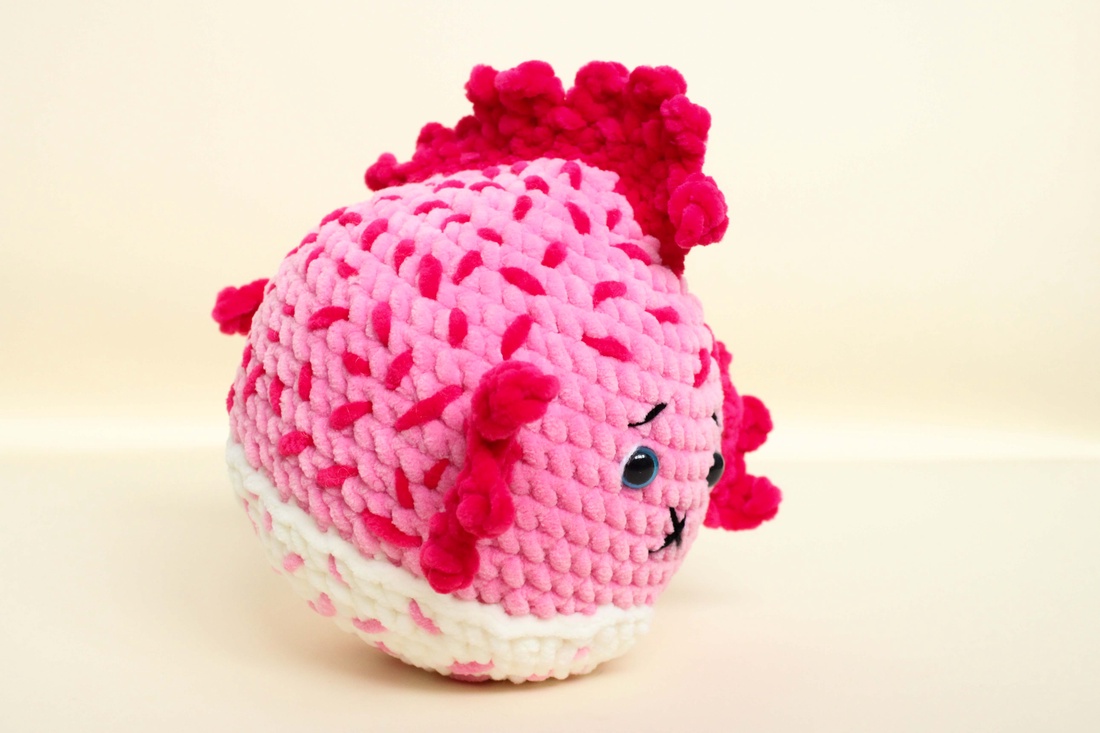 Peste balon crosetat - Jucarie din fir plusat - jucării și echipamente pentru copii - plușuri - figurine de pluș - Artynos.ro