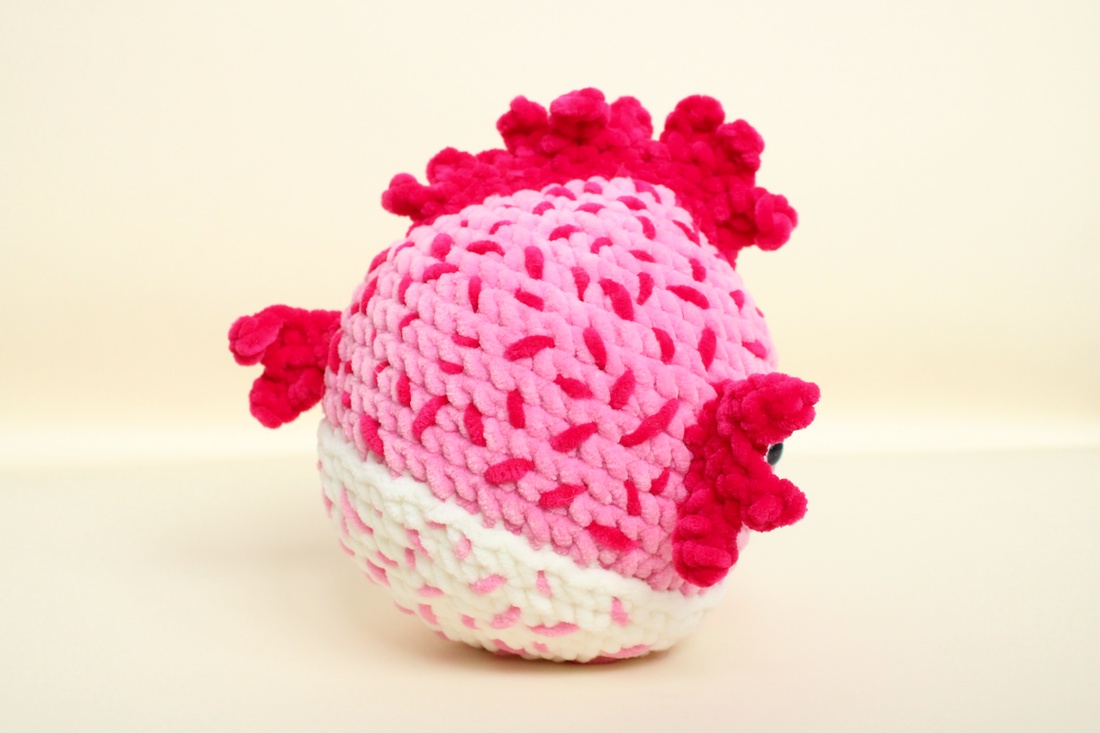 Peste balon crosetat - Jucarie din fir plusat - jucării și echipamente pentru copii - plușuri - figurine de pluș - Artynos.ro