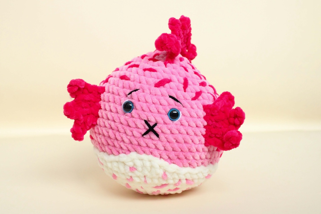 Peste balon crosetat - Jucarie din fir plusat - jucării și echipamente pentru copii - plușuri - figurine de pluș - Artynos.ro