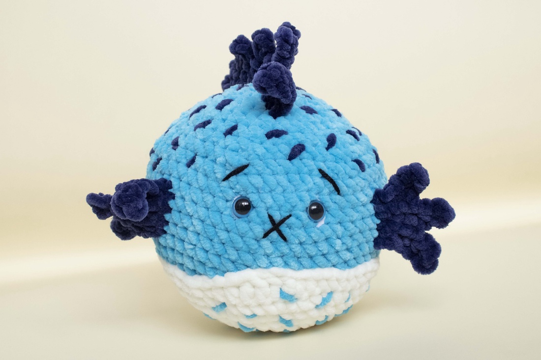 Peste balon crosetat - Jucarie din fir plusat - jucării și echipamente pentru copii - plușuri - figurine de pluș - Artynos.ro