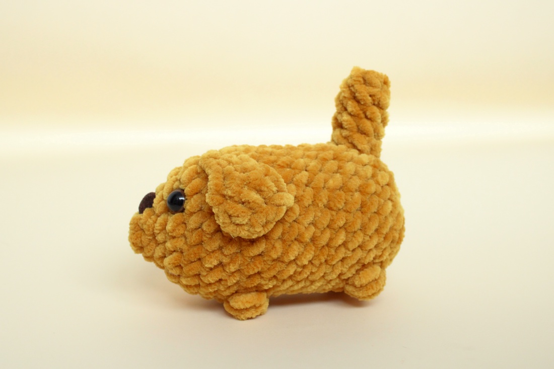 Jucarie din fir plusat - Caine - jucării și echipamente pentru copii - plușuri - figurine de pluș - Artynos.ro