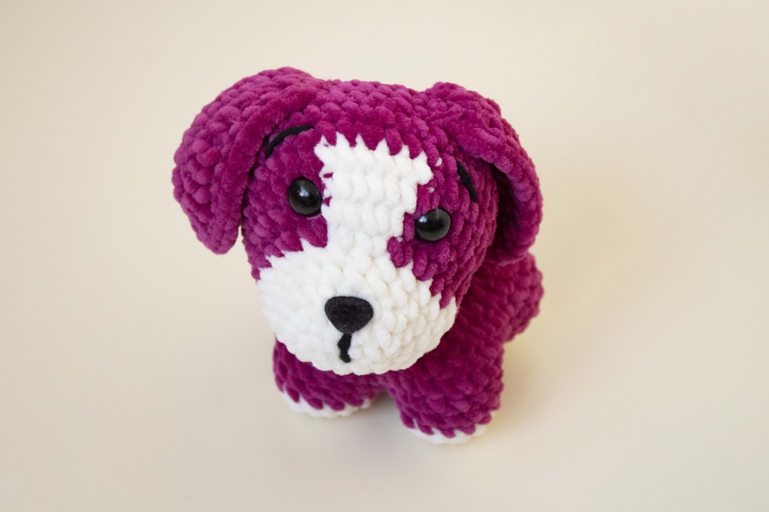 Jucarie din fir plusat - Caine - jucării și echipamente pentru copii - plușuri - figurine de pluș - Artynos.ro