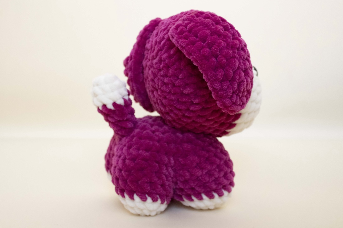 Jucarie din fir plusat - Caine - jucării și echipamente pentru copii - plușuri - figurine de pluș - Artynos.ro