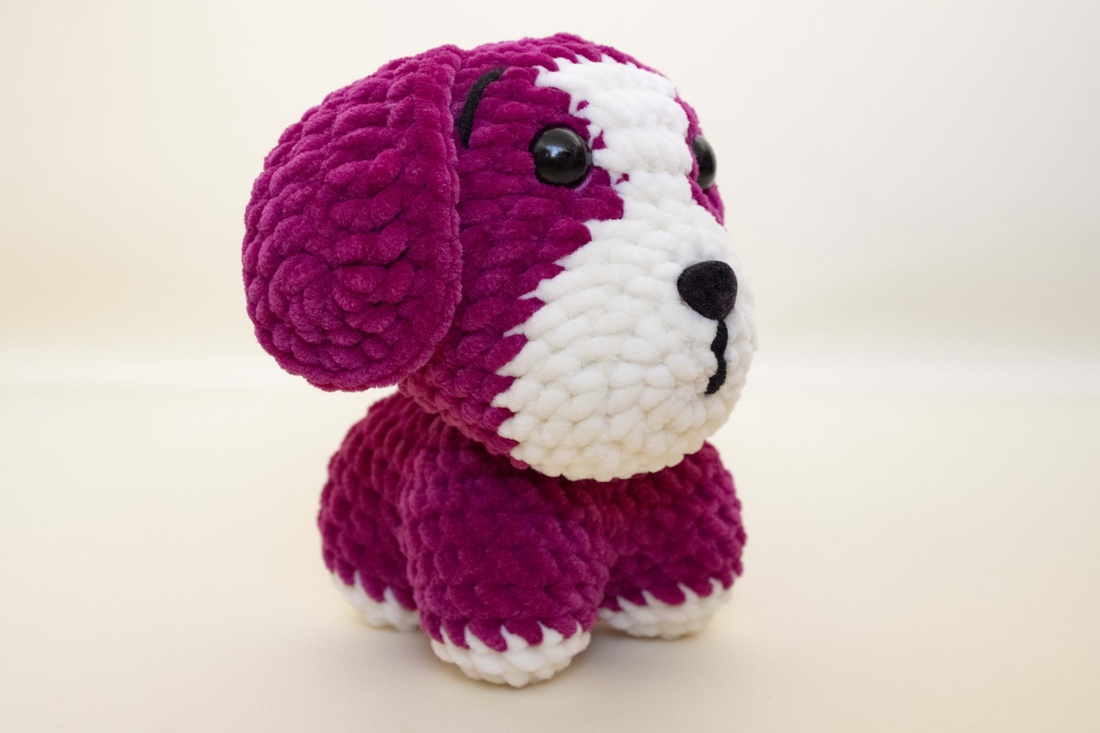 Jucarie din fir plusat - Caine - jucării și echipamente pentru copii - plușuri - figurine de pluș - Artynos.ro