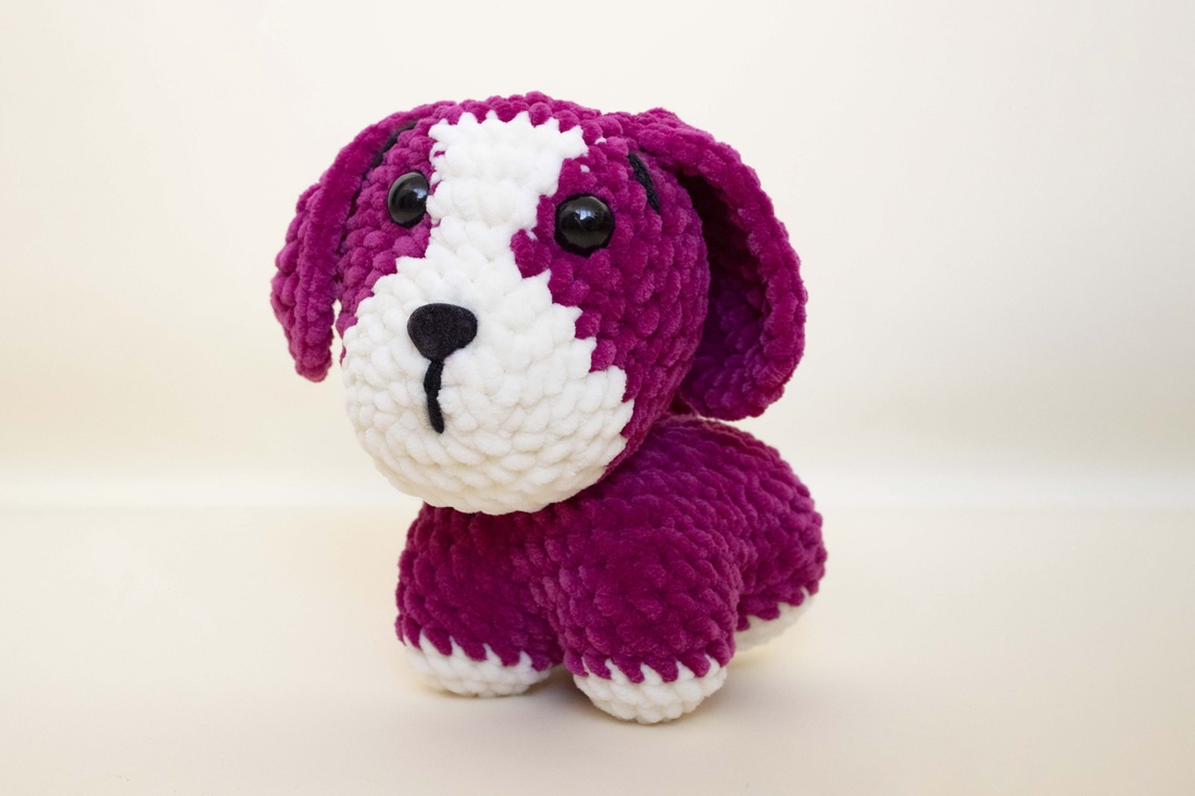 Jucarie din fir plusat - Caine - jucării și echipamente pentru copii - plușuri - figurine de pluș - Artynos.ro