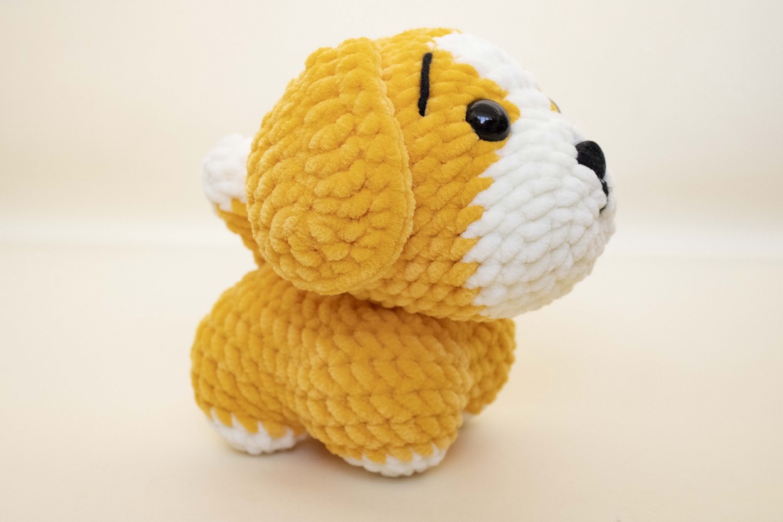 Jucarie din fir plusat - Caine - jucării și echipamente pentru copii - plușuri - figurine de pluș - Artynos.ro