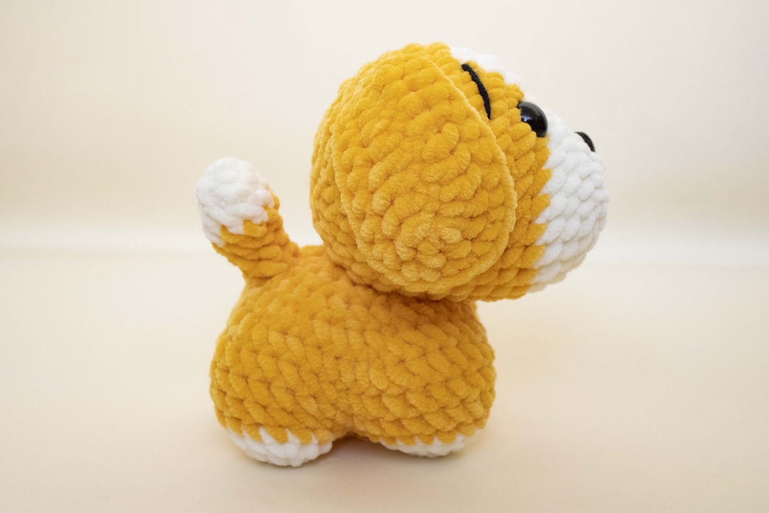 Jucarie din fir plusat - Caine - jucării și echipamente pentru copii - plușuri - figurine de pluș - Artynos.ro