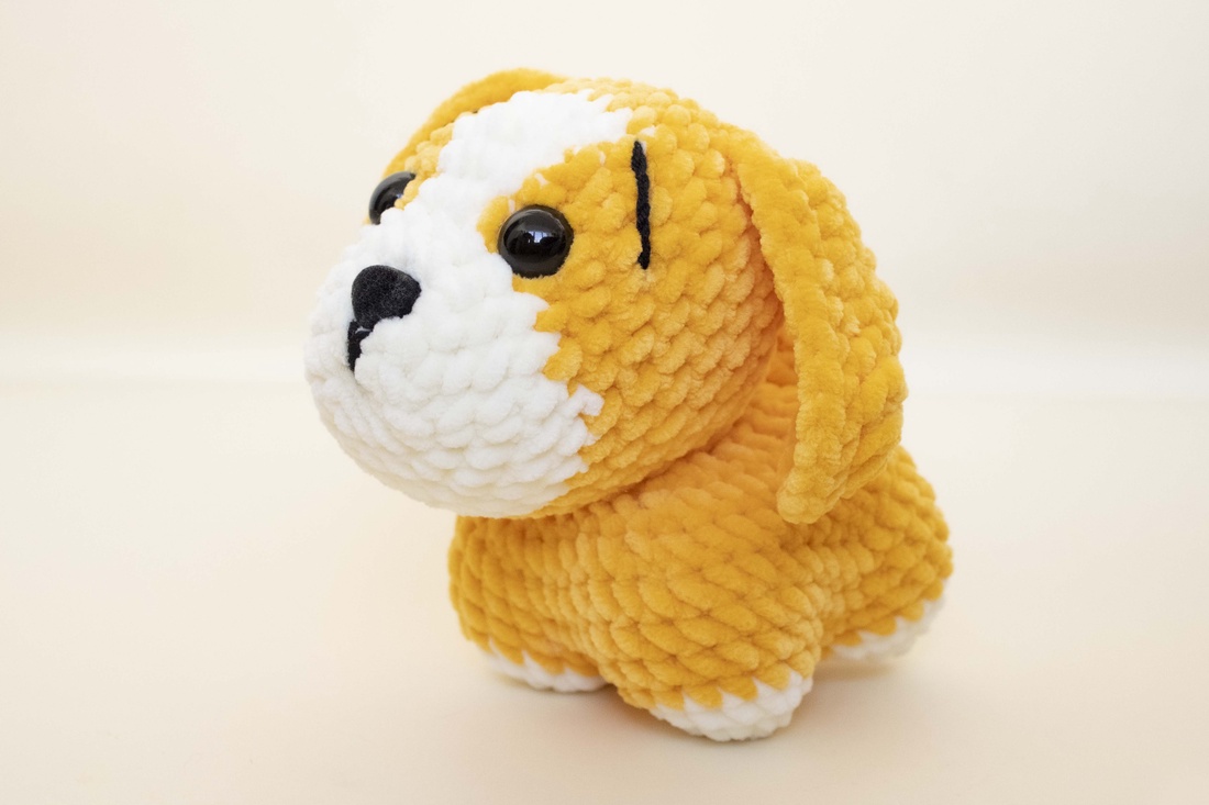 Jucarie din fir plusat - Caine - jucării și echipamente pentru copii - plușuri - figurine de pluș - Artynos.ro